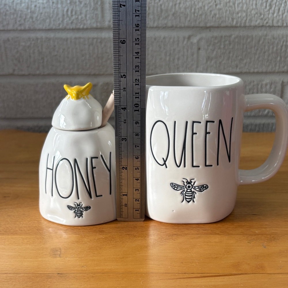 Rae Dunn Queen Mug and Honey Pot Gift Set NIB - Picture 9 of 9